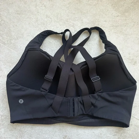 Lululemon Energy Bra *High Support, B–DDD Cups Black 38DD - Picture 5 of 11